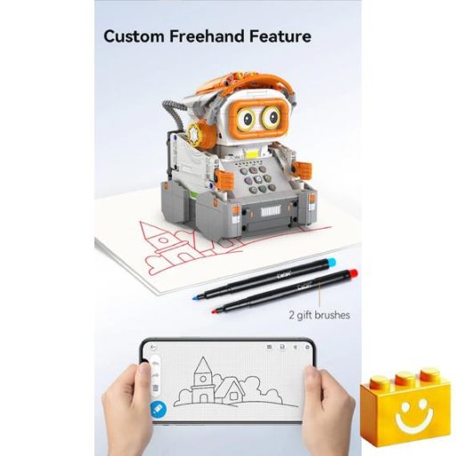 CaDA C83006W - Távirányítós Rajzoló, Kódoló Robot - 100% technic-kompatibilis építőjáték