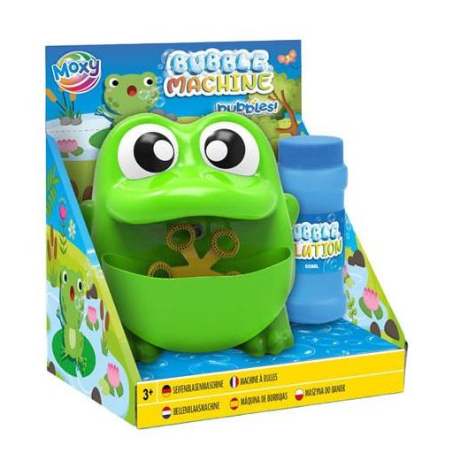 Moxy buborék fújó gép, Béka Grafix