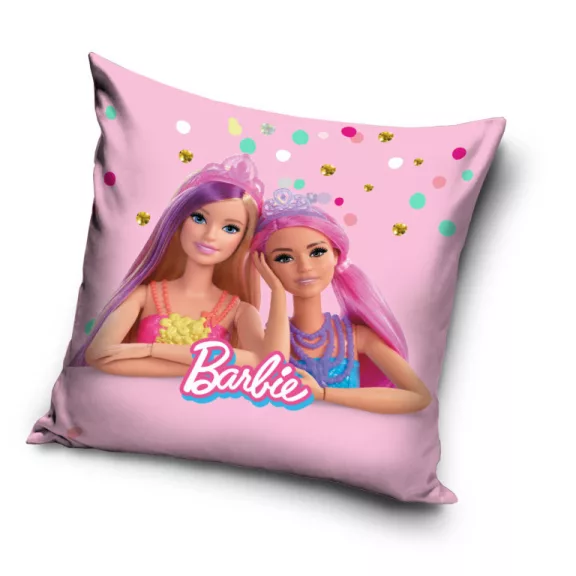 Barbie Friends párnahuzat 40x40 cm Velúr Barbie Friends párnahuzat 40x40 cm Velúr