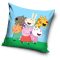 Peppa malac Friends párnahuzat 40x40 cm Velúr