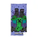 Minecraft Purple Attack fürdőlepedő, strand törölköző 70x140cm Minecraft Purple Attack fürdőlepedő, strand törölköző 70x140cm