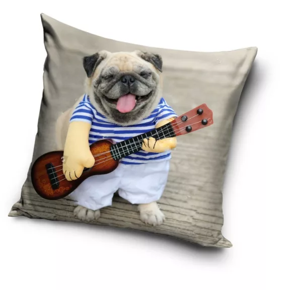Kutyás Guitar párnahuzat 40x40 cm Kutyás Guitar párnahuzat 40x40 cm