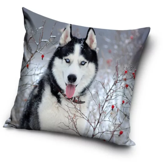 Kutyás Husky párnahuzat 40x40 cm Kutyás Husky párnahuzat 40x40 cm