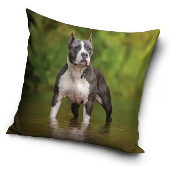 Kutyás Amstaff párnahuzat 40x40 cm Kutyás Amstaff párnahuzat 40x40 cm