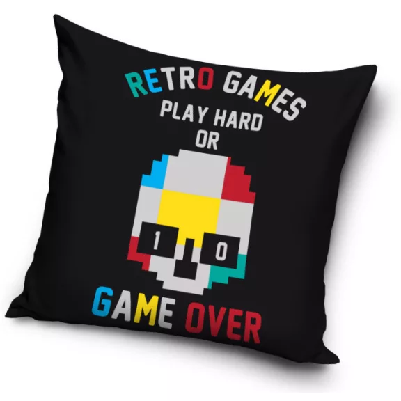 Gamer Retro Games párnahuzat 40x40 cm Gamer Retro Games párnahuzat 40x40 cm