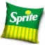 Sprite Green párnahuzat 40x40 cm