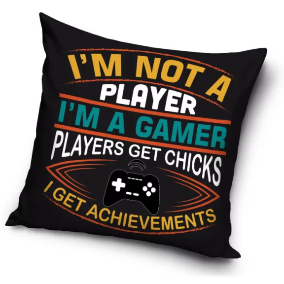 Gamer Achievements párnahuzat 40x40 cm Gamer Achievements párnahuzat 40x40 cm