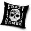 Gamer Crazy párnahuzat 40x40 cm