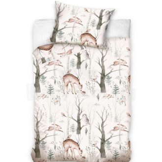   Állatos Whisper gyerek, ovis ágyneműhuzat 90x120 cm, 40×60 cm
