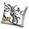 Motokrossz White 15 párnahuzat 40x40 cm