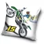 Motokrossz White 15 párnahuzat 40x40 cm