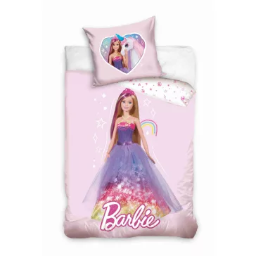   Barbie Magic gyerek, ovis ágyneműhuzat 100x135 cm, 40x60 cm