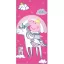 Peppa malac Unicorn fürdőlepedő, strand törölköző 70x140cm