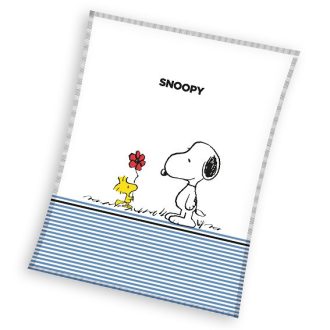 Snoopy Flower polár takaró 130x170cm