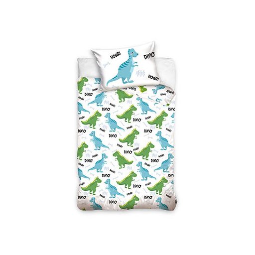 Dinoszaurusz Roar gyerek, ovis ágyneműhuzat 100×135 cm, 40×60 cm