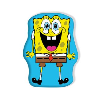 SpongyaBob Surprise formapárna, díszpárna 38x28 cm Velúr