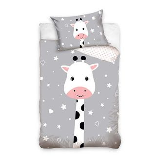   Zsiráf Starry gyerek, ovis ágyneműhuzat 90x120 cm, 40x60 cm