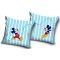 Disney Mickey Stripe & Smile párnahuzat 40x40 cm Velúr