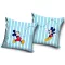 Disney Mickey Stripe & Smile párnahuzat 40x40 cm Velúr