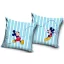 Disney Mickey Stripe & Smile párnahuzat 40x40 cm Velúr