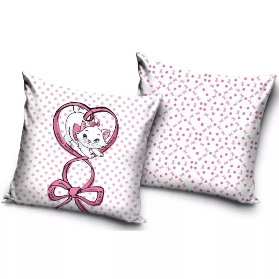 Disney Marie Ribbon párnahuzat 40x40 cm Velúr Disney Marie Ribbon párnahuzat 40x40 cm Velúr