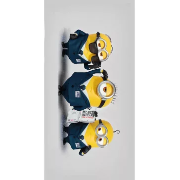   Minyonok Not-So-Secret Agents fürdőlepedő, strand törölköző 70x140cm