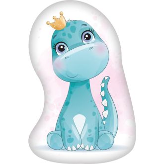 Dinoszaurusz Crown formapárna, díszpárna 40x27 cm
