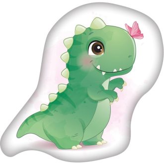 Dinoszaurusz Butterfly formapárna, díszpárna 33x28 cm