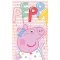 Peppa malac Party kéztörlő, arctörlő, törölköző 30x50 cm