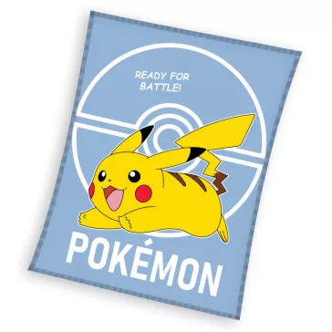 Pokémon Ready for Battle flanel polár takaró 110x140cm