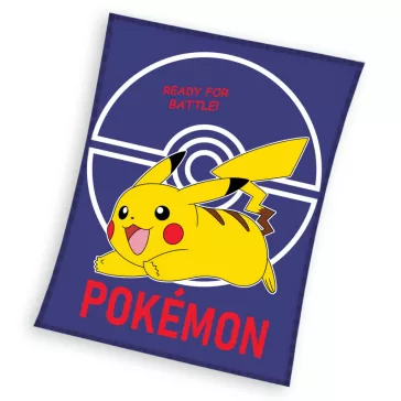   Pokémon Ready for Battle Dark flanel polár takaró 110x140cm