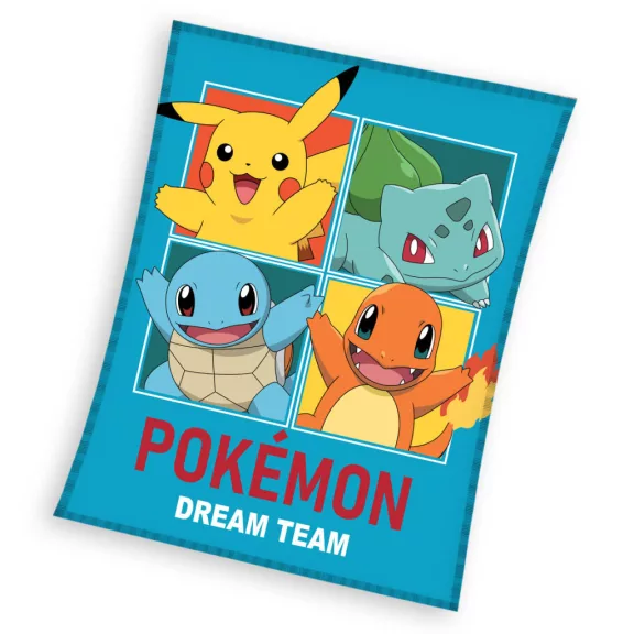 Pokémon Dream Team flanel polár takaró 110x140cm Pokémon Dream Team flanel polár takaró 110x140cm