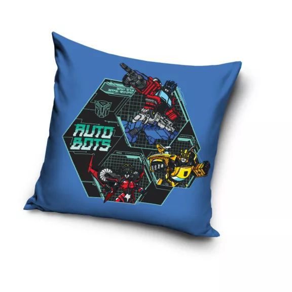 Transformers Autobots Blue párnahuzat 40x40 cm Velúr Transformers Autobots Blue párnahuzat 40x40 cm Velúr