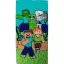 Minecraft Battle Team fürdőlepedő, strand törölköző 70x140cm
