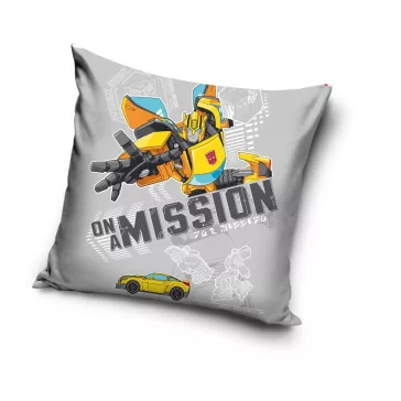 Transformers Mission párnahuzat 40x40 cm Velúr