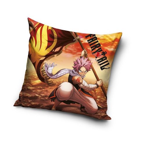 Fairy Tail Dragonfire párnahuzat 40x40 cm Velúr