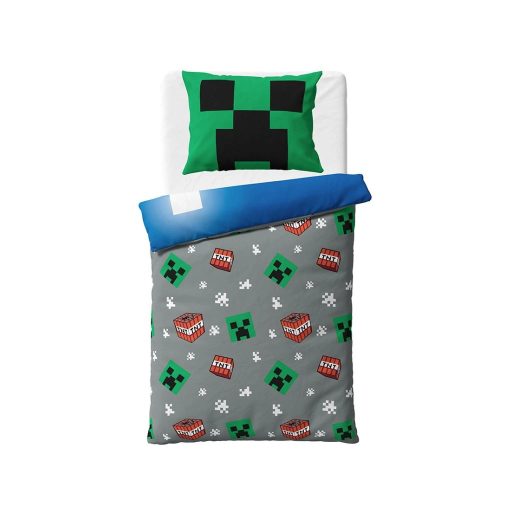 Minecraft Creeper Explode ágyneműhuzat 140×200cm, 70×90 cm