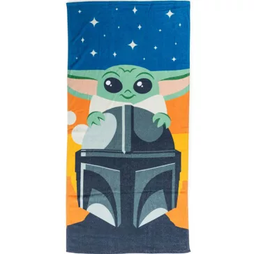  Star Wars Mandalorian fürdőlepedő, strand törölköző 70x140cm