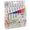 Színes Moxy textil filctoll 8 db-os