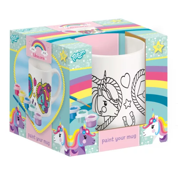 Unikornis Heart festhető porcelán bögre 235 ml Díszdobozban Unikornis Heart festhető porcelán bögre 235 ml Díszdobozban