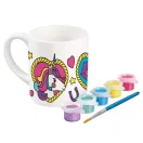 Unikornis Heart festhető porcelán bögre 235 ml Díszdobozban Unikornis Heart festhető porcelán bögre 235 ml Díszdobozban