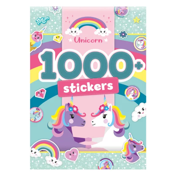 Unikornis Rainbow matricás album 1000 db-os Unikornis Rainbow matricás album 1000 db-os