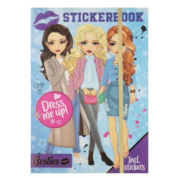 Öltöztetős Besties játék szett matricákkal Öltöztetős Besties játék szett matricákkal