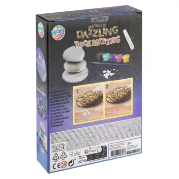 Színes Metallic kavicsfestő készlet