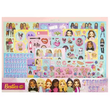 Csajos Besties mega matrica szett 300 db-os