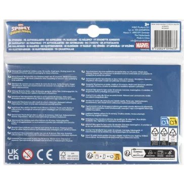 Pókember Spidey Friends mini matrica szett 6 db-os