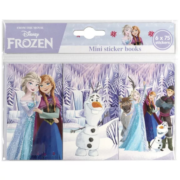 Disney Jégvarázs Friends mini matrica szett 6 db-os Disney Jégvarázs Friends mini matrica szett 6 db-os