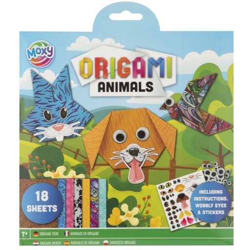 Színes Animals origami állatok kiegészítőkkel
