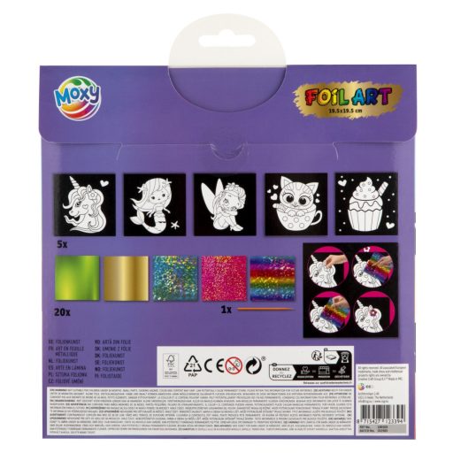 Unikornis Moxy fólia képkészítő szett
