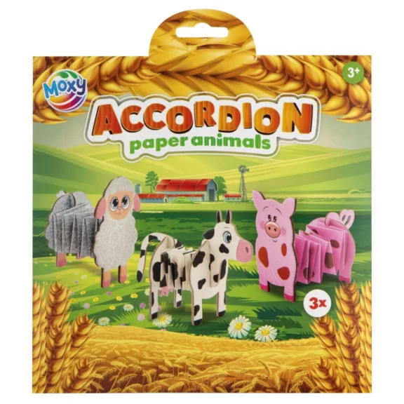 Állatos Farm hajtogatós kreatív szett 3 db-os Állatos Farm hajtogatós kreatív szett 3 db-os